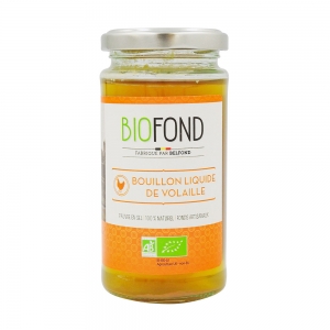 Fond de sauce volaille BIO bocal 240ml  CT 6 BTE