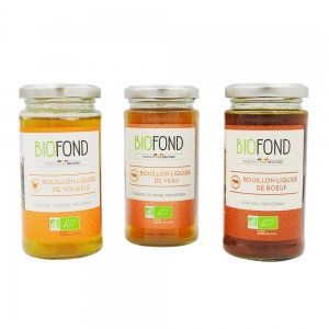 Fond de sauce volaille BIO bocal 240ml  CT 6 BTE