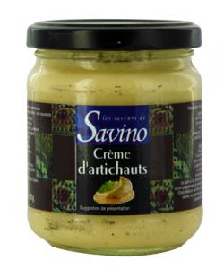 Crème d'artichauts  pot 180g Savino Carton 12 pots de 180gr