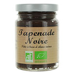 Tapenade noire BIO  pot 90g Carton 12 pots de 90gr