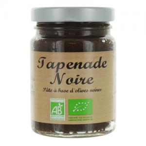 Tapenade noire BIO  pot 90g Carton 12 pots de 90gr