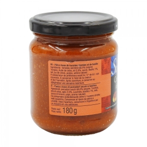 Confinade de tomates  pot 180g Savino Carton 12 pots de 180 gr