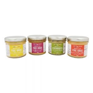 Délice de foie gras aux figues pot 100g  Carton 6 pots