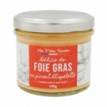 Délice de foie gras au piment d'Espelette pot 100g<br>