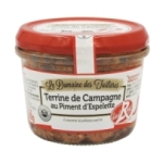 Terrine de campagne au piment d'Espelette<br>pot 180g