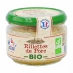 Rillettes de porc BIO France pot 180g<br>