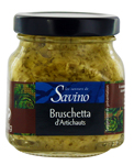 Bruschetta d'artichauts Savino pot 140g  Carton 12  pot de 140GR