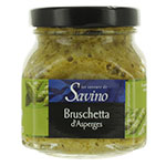 Bruschetta d'asperges vertes pot 140g Savino<br>
