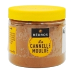 Cannelle en poudre pot 65g Bédros  Carton de 12 x 65 gr