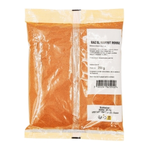Raz El Hanout rouge paquet 250g Bédros  CARTON DE 20 X 250 GR