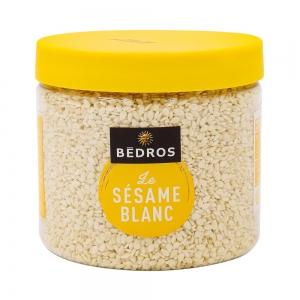 Sésame blanc pot 115g Bédros  Carton de 12 x 115 gr
