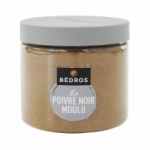 Poivre noir moulu pot 80g Bédros<br>