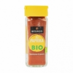 Paprika doux BIO flacon 50gr Bédros<br>