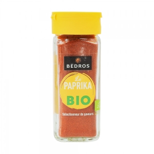 Paprika doux BIO flacon 50gr Bédros  CT 10 FLAC 50 GR