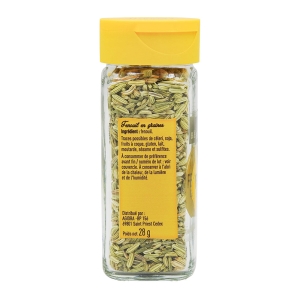 Fenouil en graines flacon 28g Bédros  CT 10 FLAC