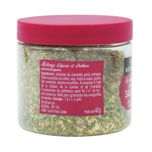 Mélange salade pot 48g Bédros  Carton de 12 x 48 gr