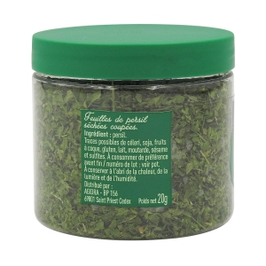Persil feuilles coupées pot 20g Bédros  CT 12 ETUIS