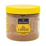 Quatres epices pot 80g BEDROS  Carton de 12 x 80 gr