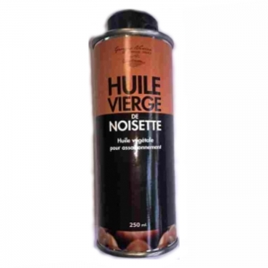 Huile de noisette vierge bidon 25cl  CT 6