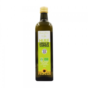 Huile vierge de tournesol BIO France btle 75cl  CT 6