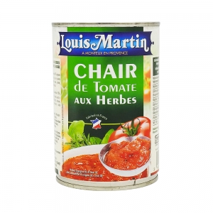 Chair de tomate herbes de Provence  1/2 400g CT 12 BTE