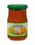 Sauce tomates basilic BIO pot 190g L.Martin  Carton de 12 pots de 190 G