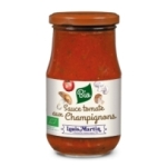 Sauce aux champignons BIO pot 190g Louis Martin<br>