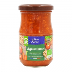 Sauce végétarienne façon bolognaise BIO pot 200g   Carton de 12 pots de 200 G