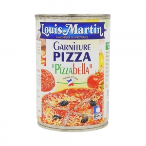 Garniture pour pizza 1/2 conserve 400g CT 12 BTE