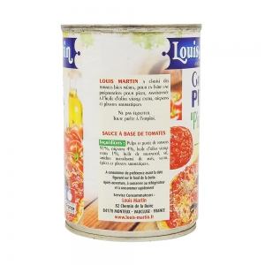 Garniture pour pizza 1/2 conserve 400g CT 12 BTE