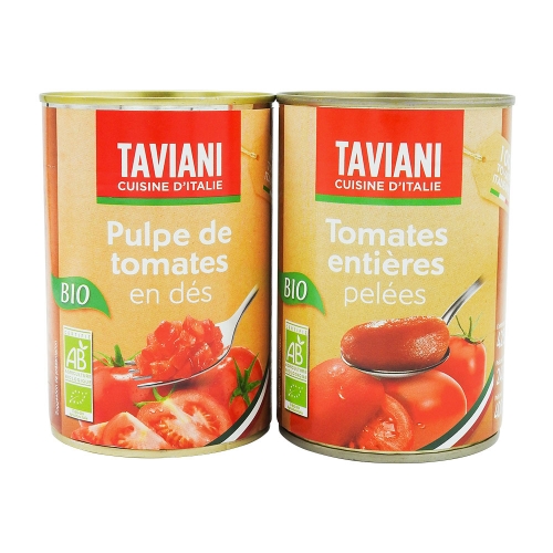 500 G De Tomates Combien De Tomates Grossiste Pulpe de tomates en dés BIO boîte 400g CT DE 12 - prix en gros
