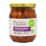 Aubergines cuisinées BIO bocal 520g<br>