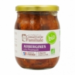 Aubergines cuisinées BIO bocal 520g  COL DE 12