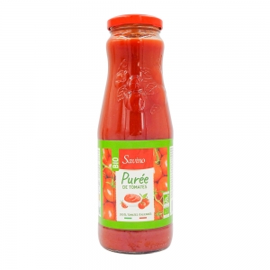 Purée de tomates BIO bouteille 700g  CT DE 12 BOUTEILLE