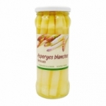 Asperges blanches pelées bocal 320g<br>