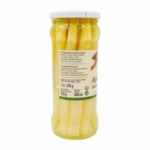 Asperges blanches pelées bocal 320g  CT 12