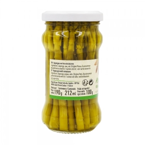 Asperges vertes minis Pérou bocal 100g  CT 12 POTS