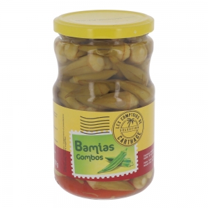 Bamias / Gombos au naturel bocal pne 400g  x12