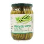 Haricots verts entiers extra fin bocal 720ml<br>
