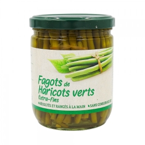 Fagots haricots verts extra fins Kenya 450ml  CT 12 pots