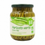 Haricots verts extra fins BIO bocal 720ml<br>