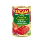 Double concentré de tomate boîte 400g Sicam<br>