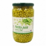 Petits pois extra-fin France bocal 720ml  CT 6