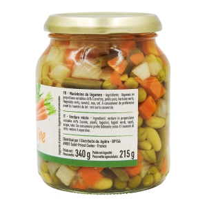 Macédoine de légumes  bocal 550g CT 12