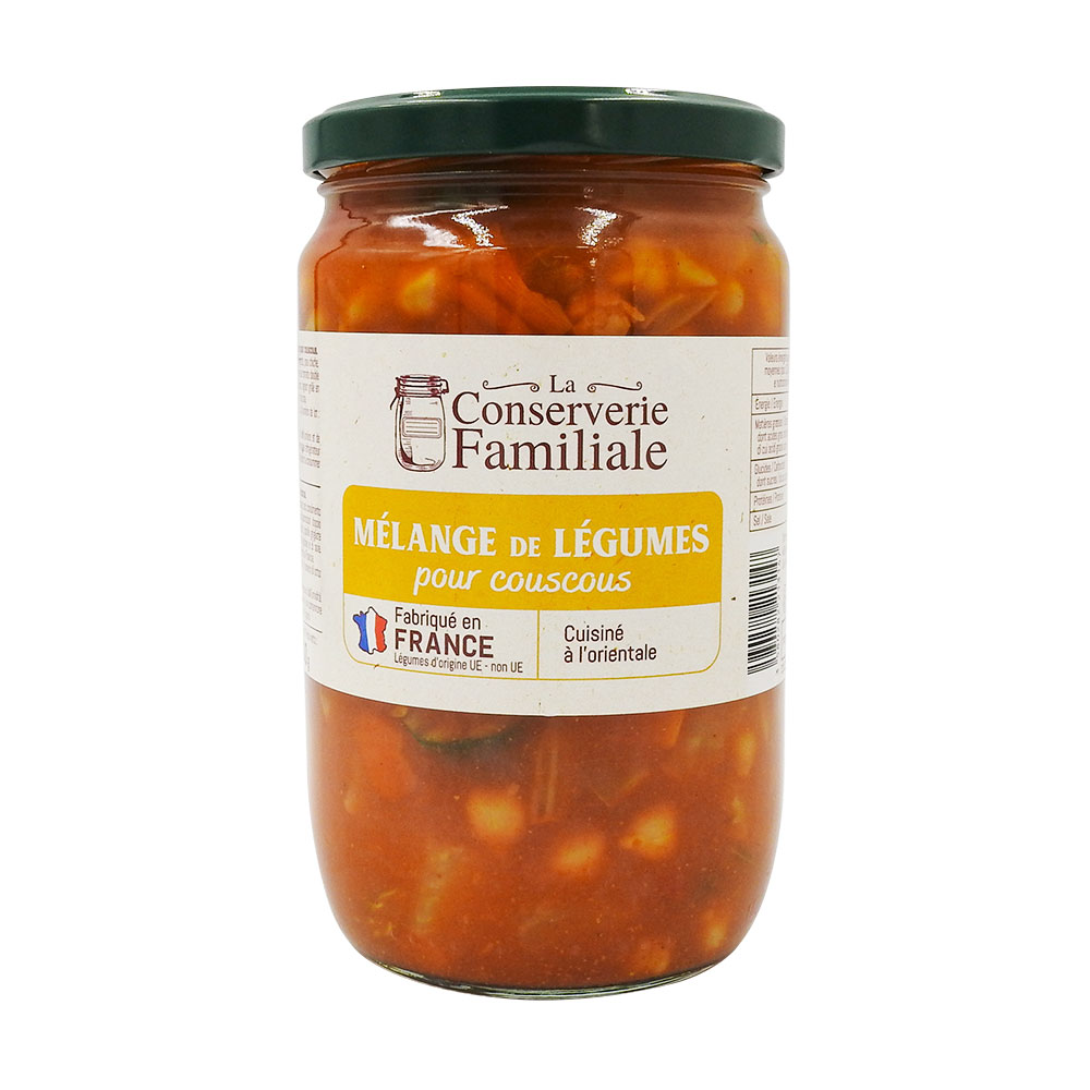 Grossiste Légumes pour couscous bocal 720ml CT 6 prix en gros