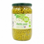 Petits pois BIO France bocal 720ml<br>