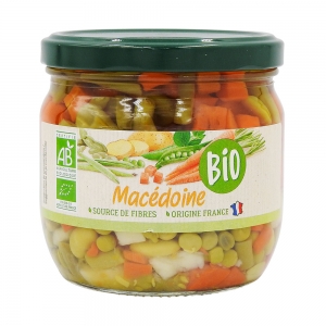 Macédoine de légumes BIO France 370ml  CT 12