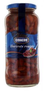 Haricots rouges bocal 400g Cidacos CT 12