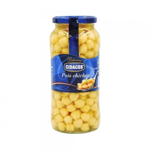 Pois chiches  bocal 400g Cidacos CT 12