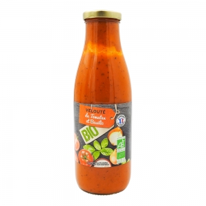 Velouté de tomates et basilic BIO bouteille 73cl  CT 6 BTL